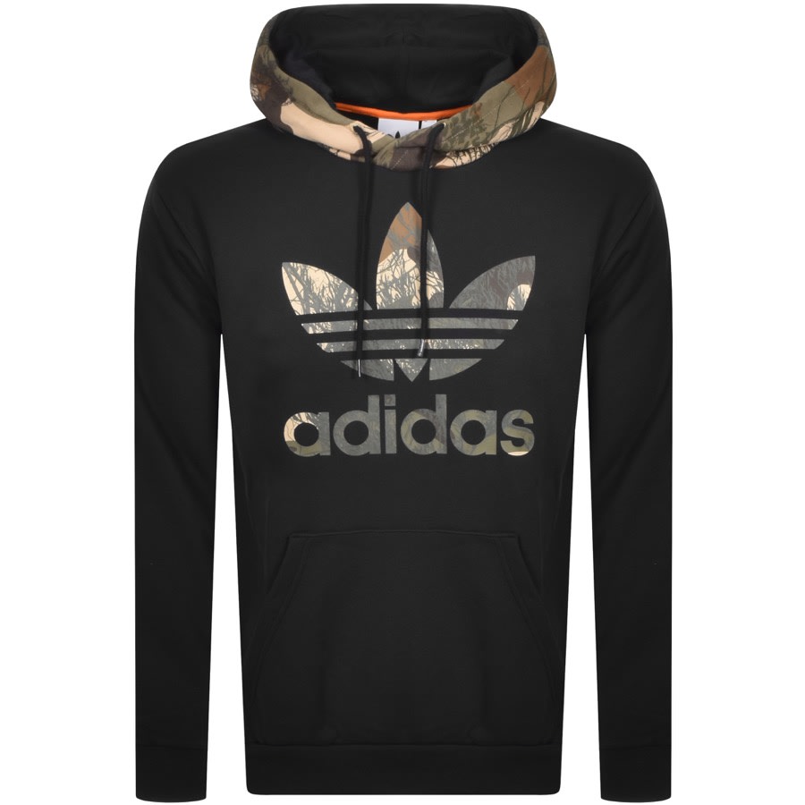 Alternative Image for Productadidas Originals Trefoil Logo Hoodie Black1